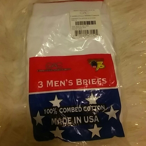 Campbellsville Apparel Other - Mens 3 pack xxl briefs. New in package.